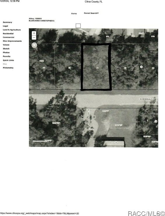 6871 W Merrivale Ln, Homosassa FL, 34446 land for sale