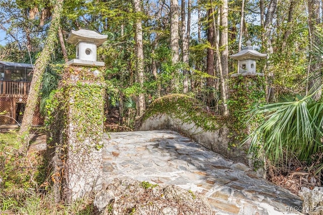 view of patio / terrace featuring a deck