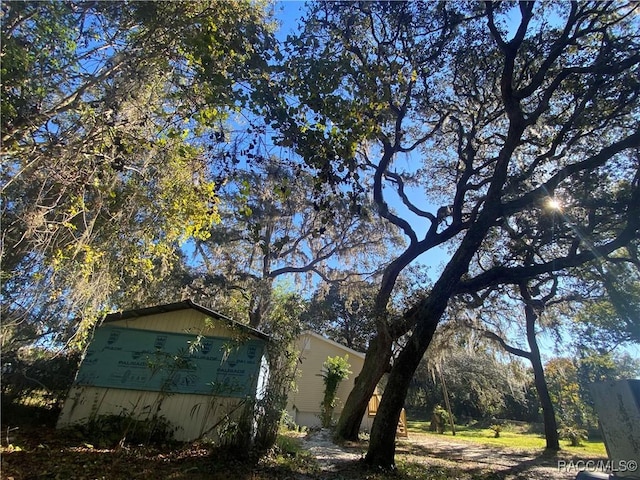 view of side of property