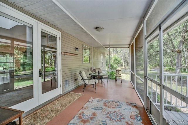 7802 N Fairwind Loop, Hernando, FL 34442 - sunroom / solarium with french doors