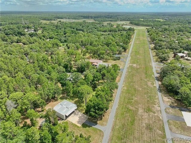 7802 N Fairwind Loop, Hernando, FL 34442 - drone / aerial view of a heavily wooded area