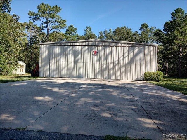 7802 N Fairwind Loop, Hernando, FL 34442 - view of detached garage