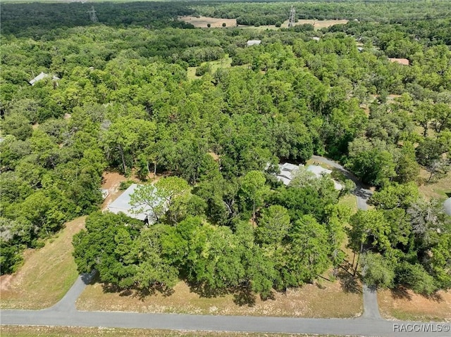 7802 N Fairwind Loop, Hernando, FL 34442 - bird's eye view of a heavily wooded area