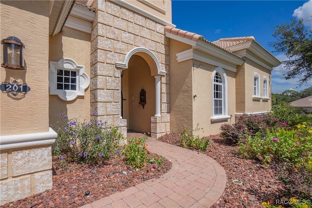 view of entrance to property