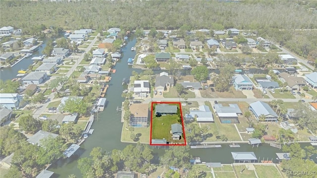 1930 NW 17th St, Crystal River, FL 34428 - dock area with boat lift and a water view