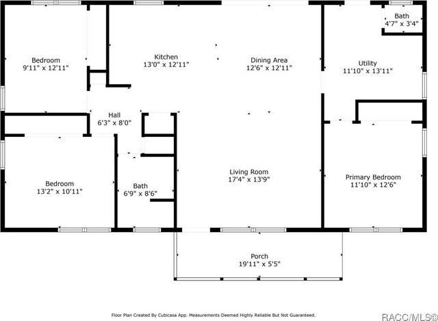 1930 NW 17th St, Crystal River, FL 34428 - room layout