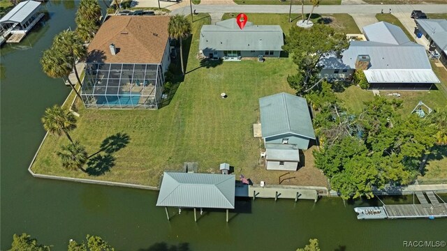 1930 NW 17th St, Crystal River, FL 34428 - aerial view of a large body of water