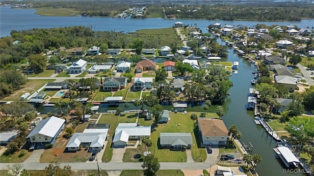 1930 NW 17th St, Crystal River, FL 34428 - aerial view of property and surrounding area with a nearby body of water and nearby suburban area