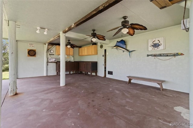 5500 S Cedar Mill Path, Homosassa, FL 34448 - view of patio / terrace with ceiling fan