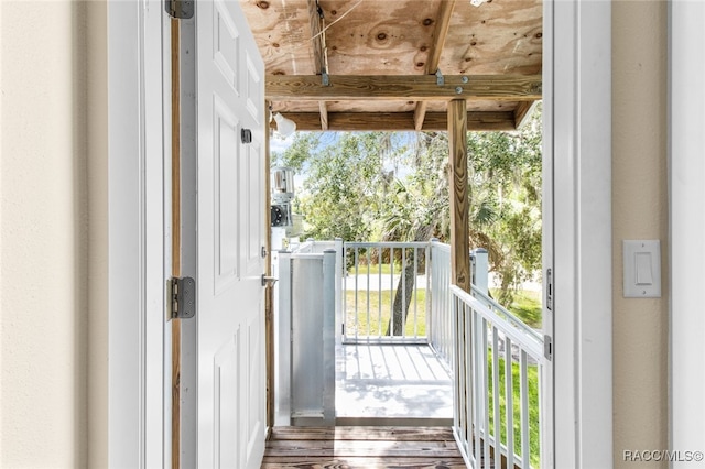 5500 S Cedar Mill Path, Homosassa, FL 34448 - doorway featuring wood finished floors