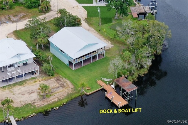 5500 S Cedar Mill Path, Homosassa, FL 34448 - drone / aerial view of a large body of water