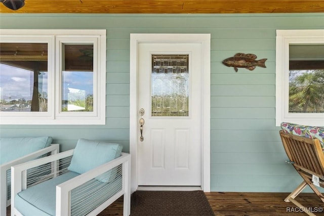 5500 S Cedar Mill Path, Homosassa, FL 34448 - view of exterior entry featuring a porch