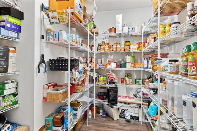 view of pantry