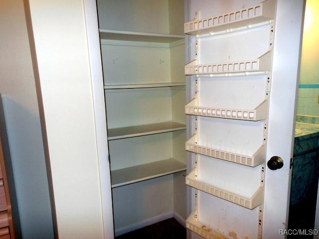 view of closet