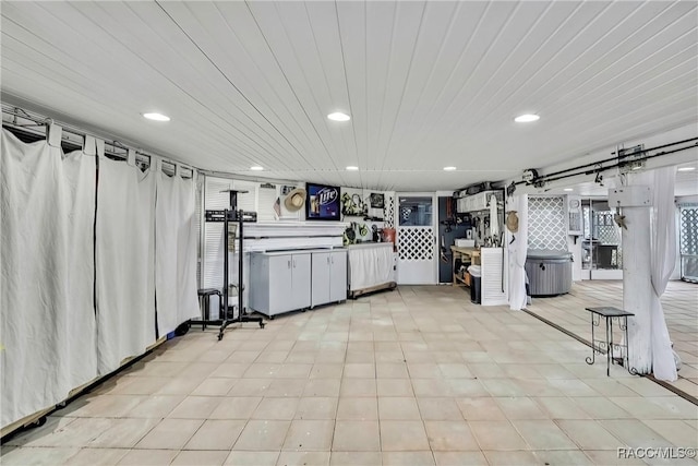 2891 N Rivers Edge Blvd Unit 100, Crystal River, FL 34429 - kitchen with recessed lighting and light countertops