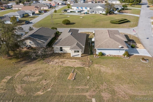 drone / aerial view featuring a residential view