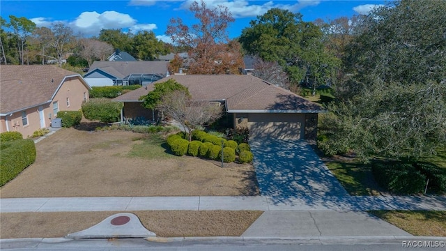 drone / aerial view featuring a residential view