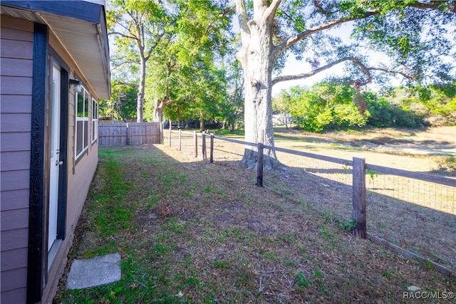 view of yard