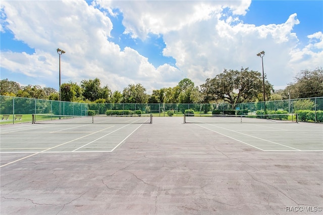 view of sport court