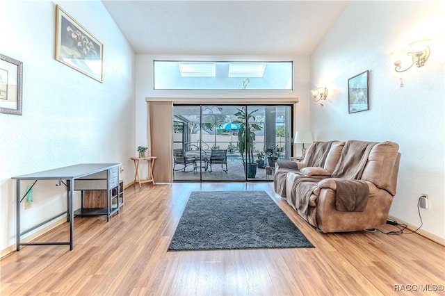 interior space featuring hardwood / wood-style flooring