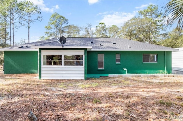 view of back of property