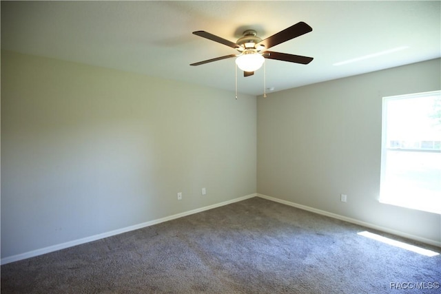 11609 SW 59th Ter, Ocala, FL 34476 - carpeted spare room with ceiling fan and baseboards