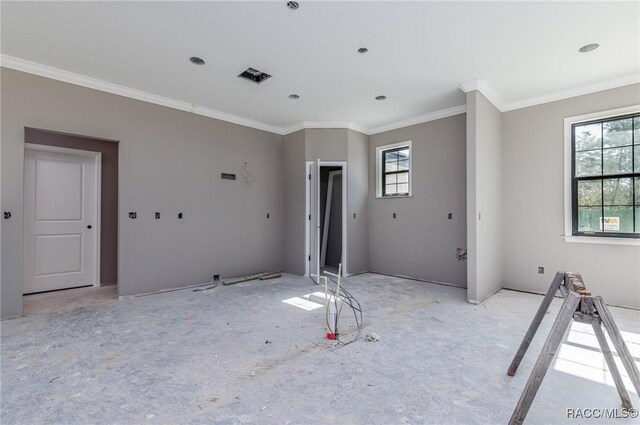 5898 N Flagstaff Ave, Beverly Hills, FL 34465 - spare room with crown molding