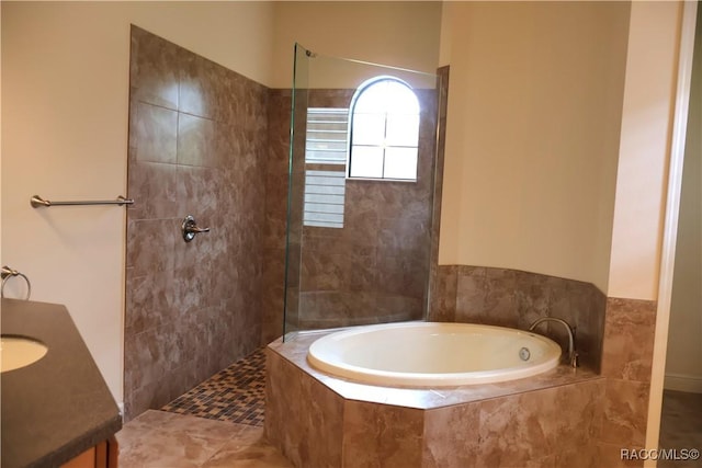 1366 N Bellamy Pt, Hernando, FL 34442 - full bath with a walk in shower and a bath