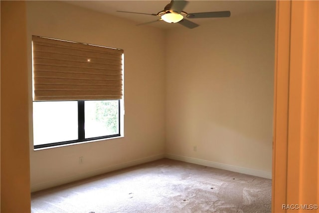 1366 N Bellamy Pt, Hernando, FL 34442 - unfurnished room featuring carpet floors, baseboards, and ceiling fan