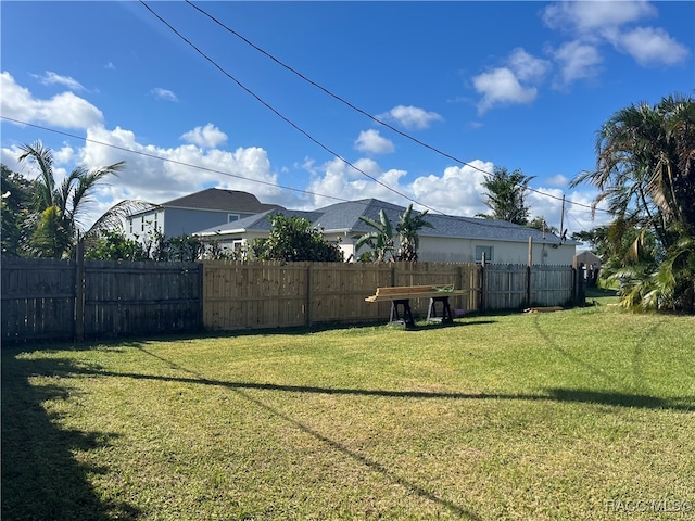 view of yard