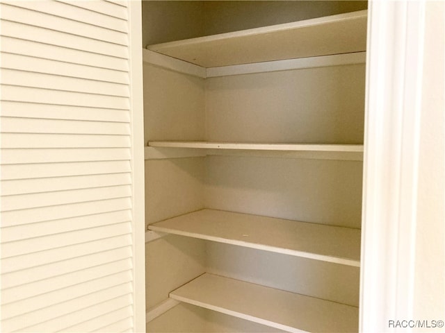 view of closet