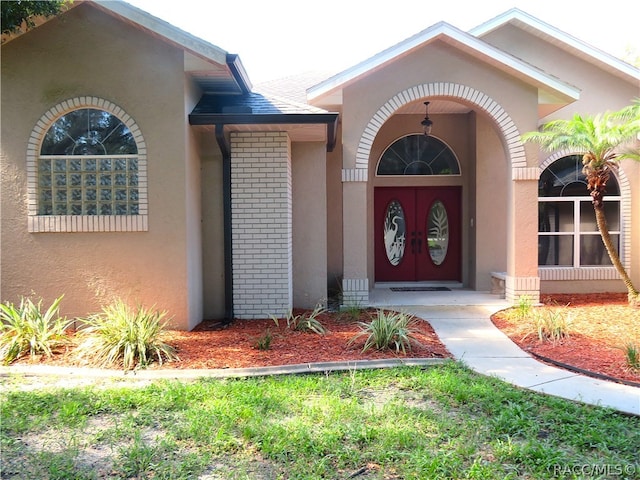 view of exterior entry