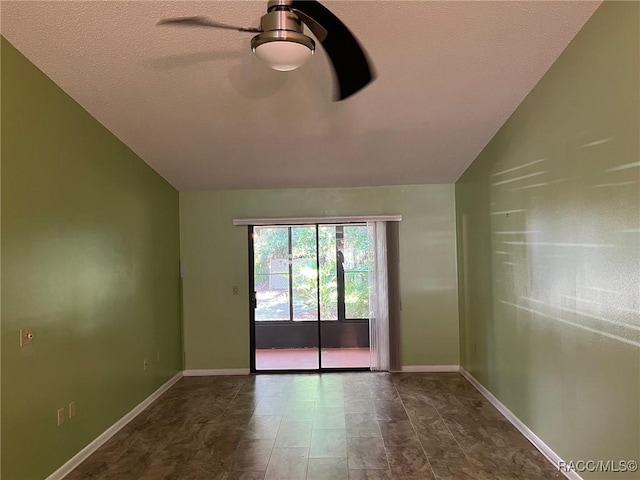 717 Whispering Pines Blvd, Inverness, FL 34453 - empty room with ceiling fan and vaulted ceiling