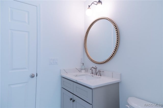 97 W Camino Ln, Citrus Springs, FL 34434 - bathroom with vanity and toilet