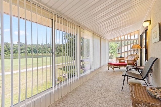 688 Midway Dr Unit B, Ocala, FL 34472 - sunroom with vaulted ceiling and plenty of natural light