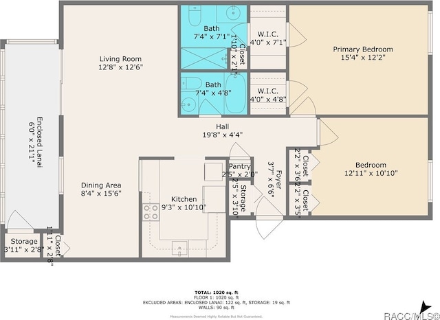 688 Midway Dr Unit B, Ocala, FL 34472 - view of property floor plan