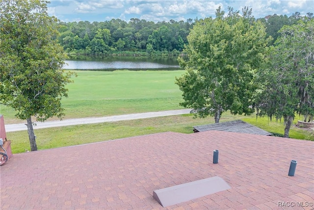 688 Midway Dr Unit B, Ocala, FL 34472 - view of home's community featuring a water view, a yard, and view of golf course