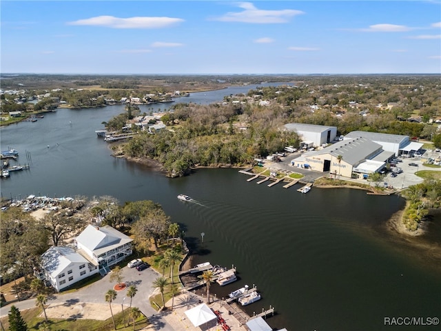 5155 S Gray Pelican Way, Homosassa, FL 34448 - aerial view of a nearby body of water and a tree filled landscape