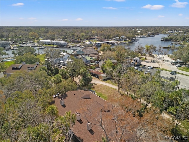 5155 S Gray Pelican Way, Homosassa, FL 34448 - aerial view of property and surrounding area with a nearby body of water