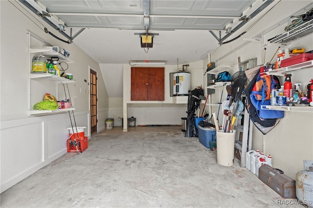 5155 S Gray Pelican Way, Homosassa, FL 34448 - garage with a garage door opener and water heater