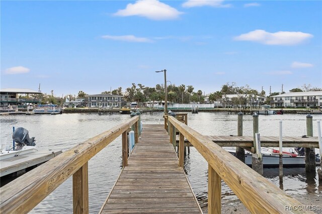 5155 S Gray Pelican Way, Homosassa, FL 34448 - dock area featuring a water view