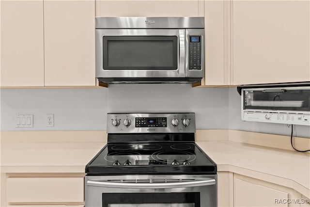 kitchen with stainless steel appliances