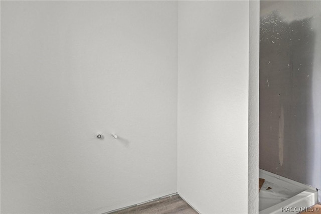 bathroom featuring hardwood / wood-style floors