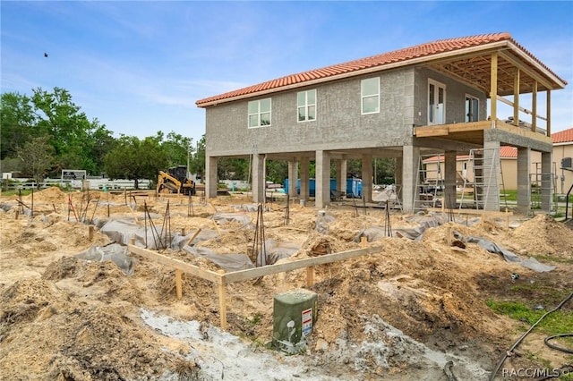 view of rear view of property