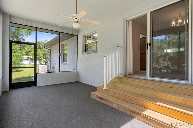 6580 E Glencoe St, Inverness, FL 34452 - view of unfurnished sunroom