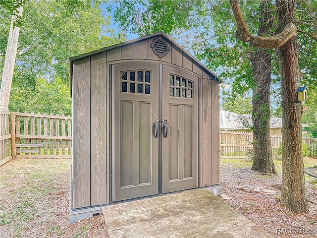 2582 W Fairway Loop, Citrus Springs, FL 34434 - view of shed with a fenced backyard