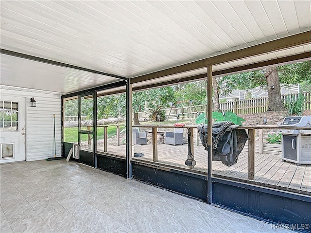 2582 W Fairway Loop, Citrus Springs, FL 34434 - view of unfurnished sunroom