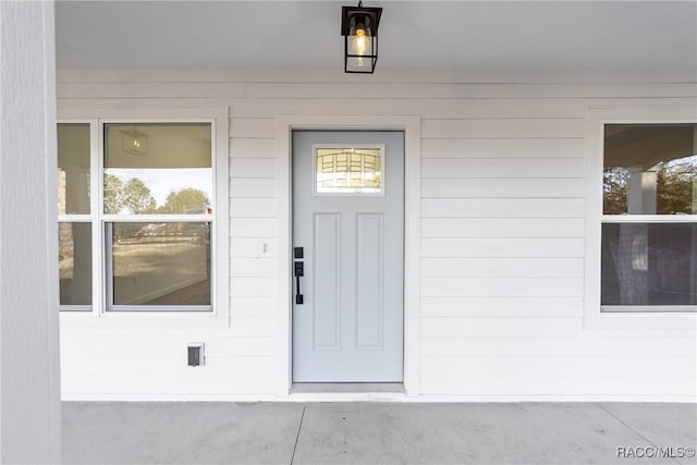 view of property entrance