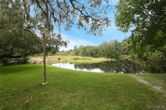 view of home's community featuring a water view