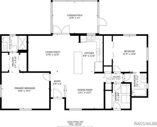 28 New Florida Ave, Beverly Hills, FL 34465 - floor plan